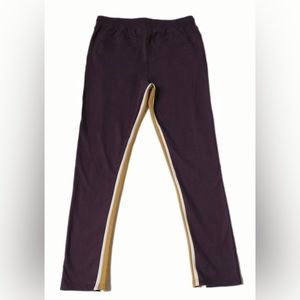 ATIZIANO Tom | Men's Color Blocked Track Pant (plum)